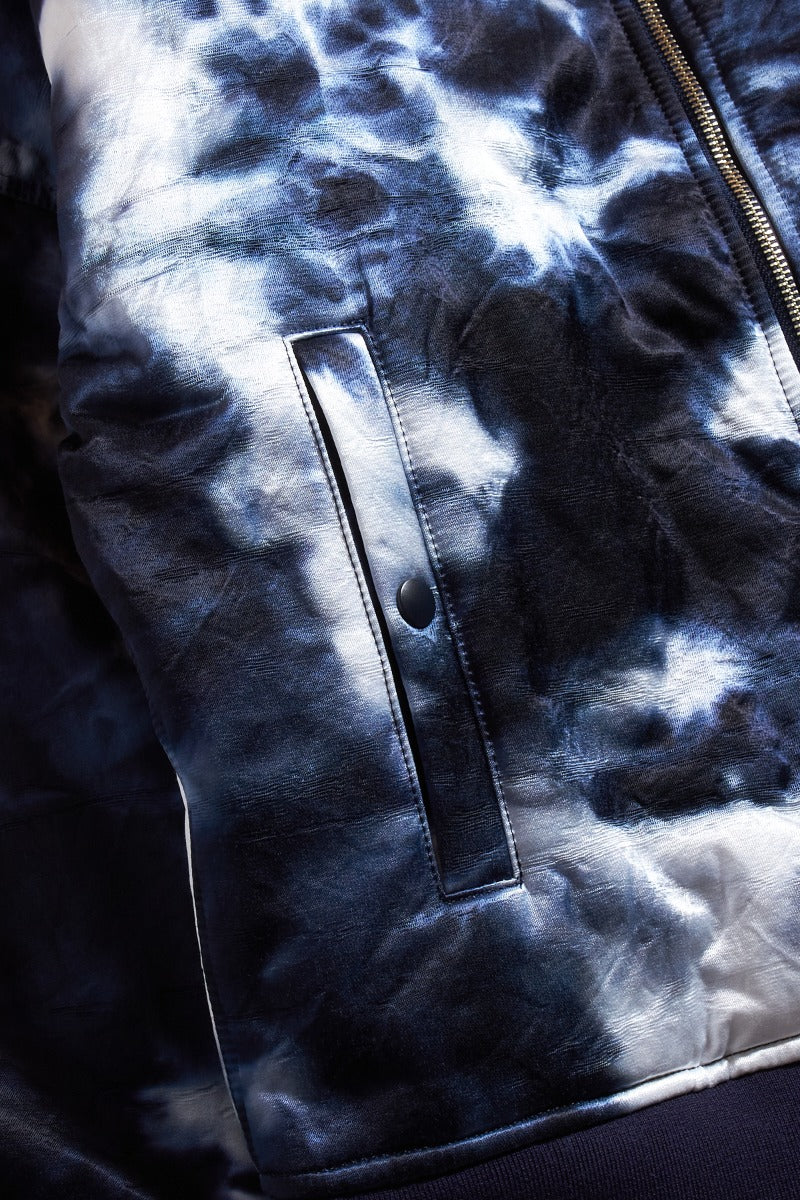 TIE DYE BOMBER JACKET