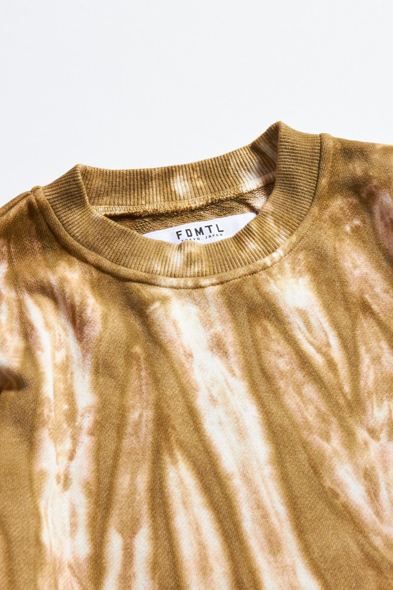 TIE DYE SWEAT SHIRT BROWN