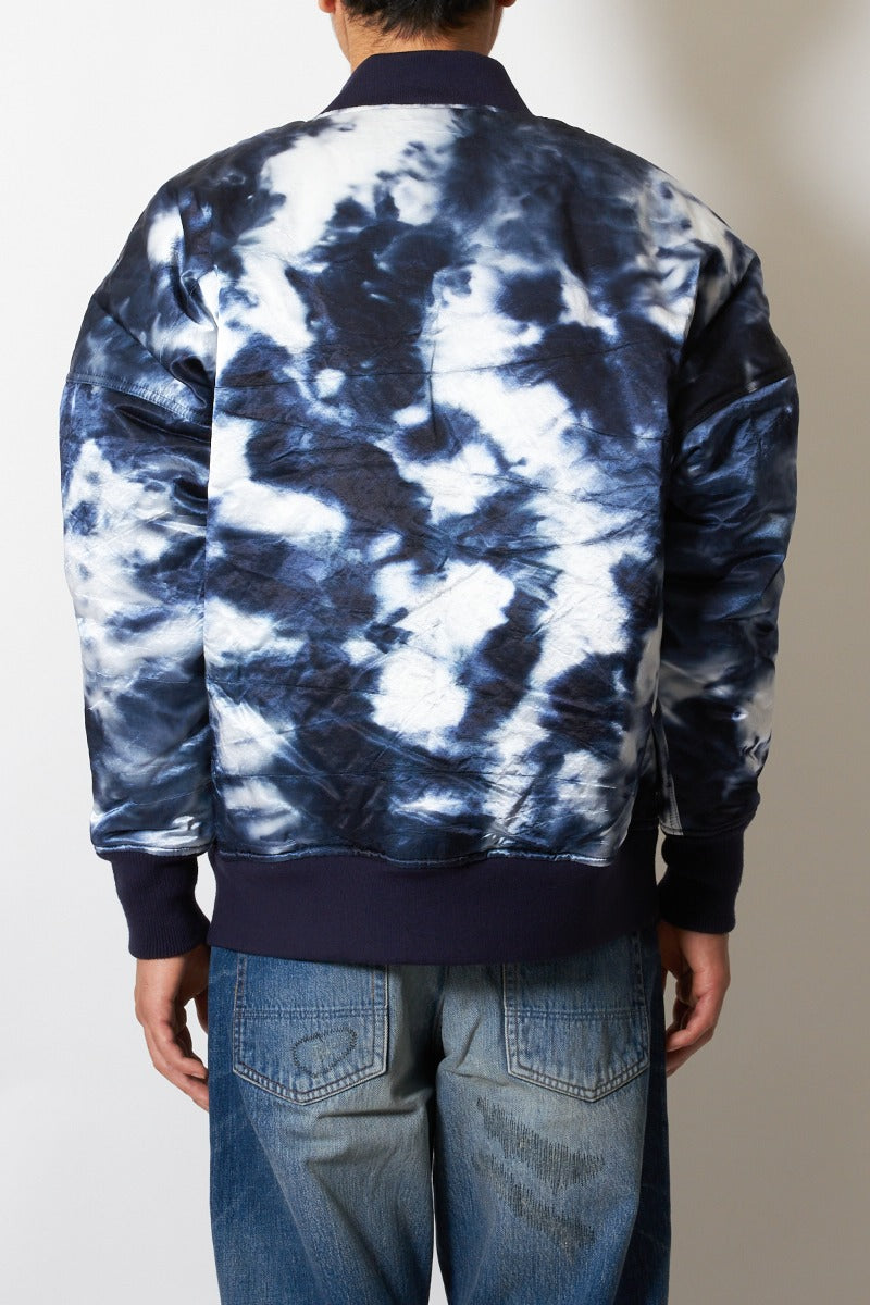 TIE DYE BOMBER JACKET