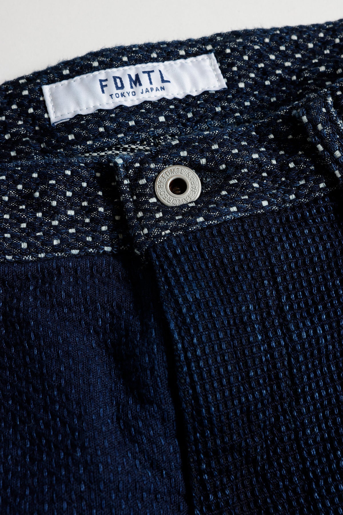 PATCHWORK WIDE PANTS RINSE