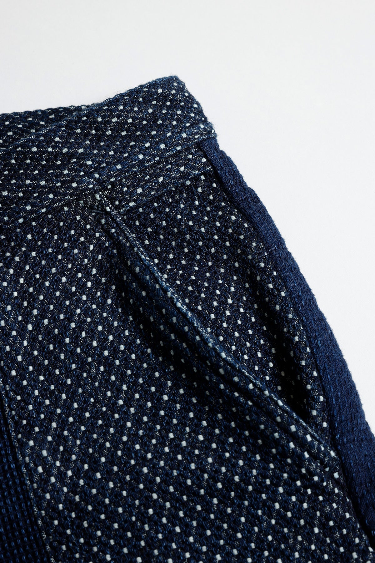 PATCHWORK WIDE PANTS RINSE