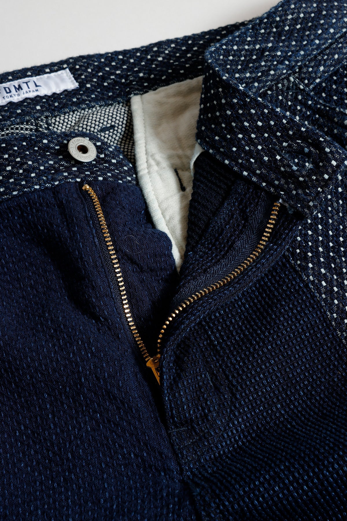 PATCHWORK WIDE PANTS RINSE