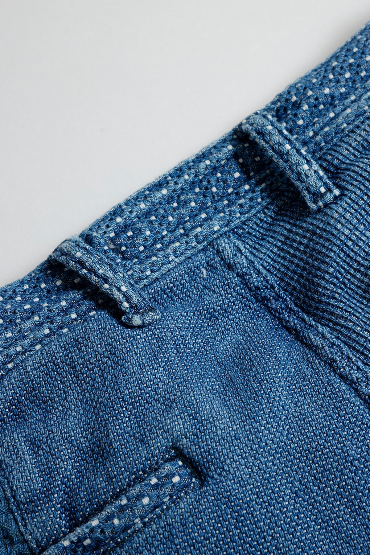 PATCHWORK WIDE PANTS 3YR WASH