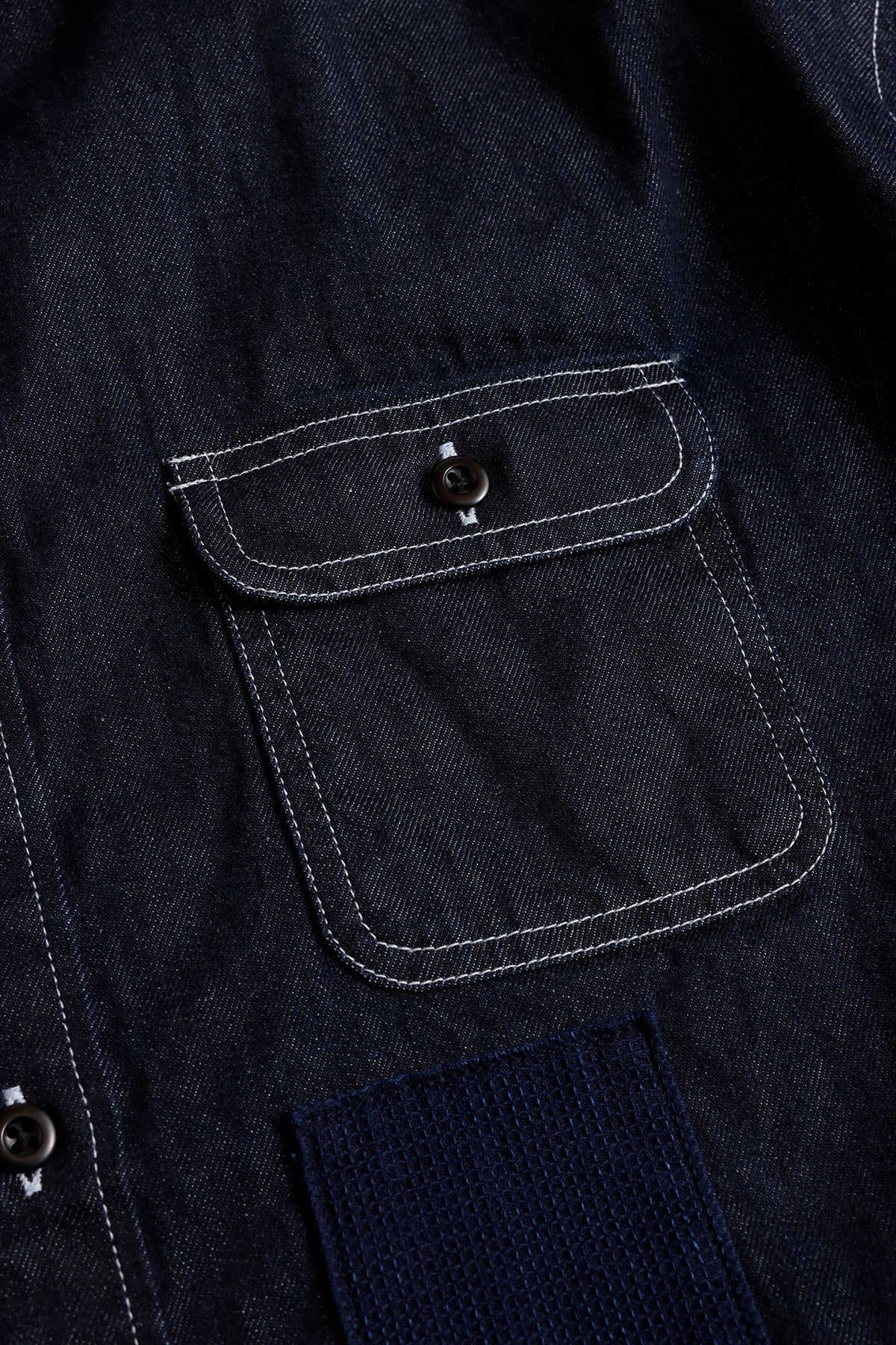PATCH DENIM SHIRT RINSE