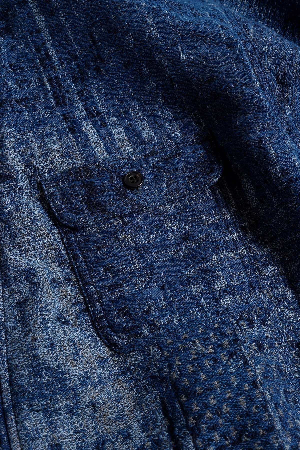 BORO JAQUARD HAORI SHIRT RINSE