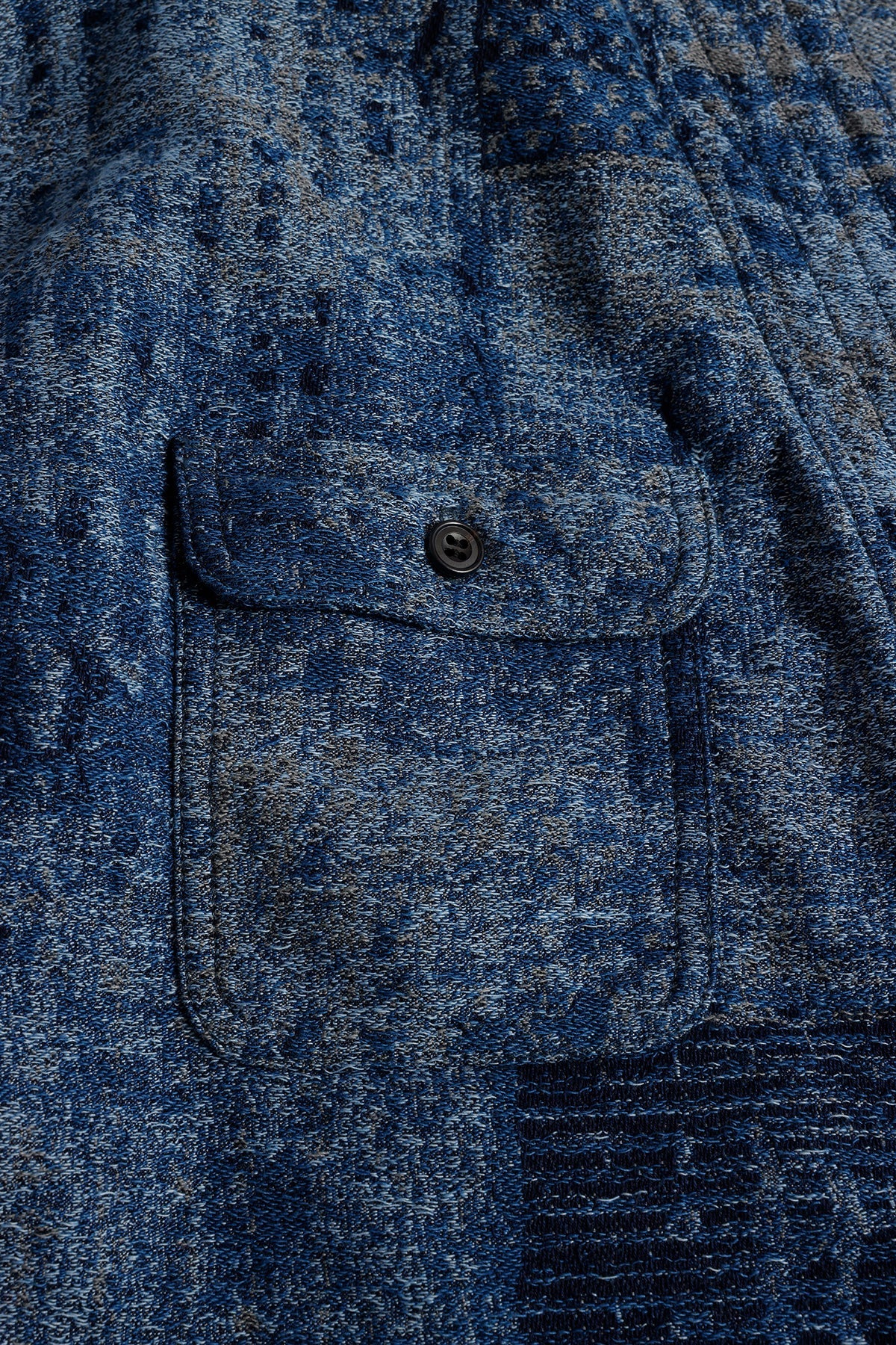 BORO JAQUARD HAORI SHIRT RINSE