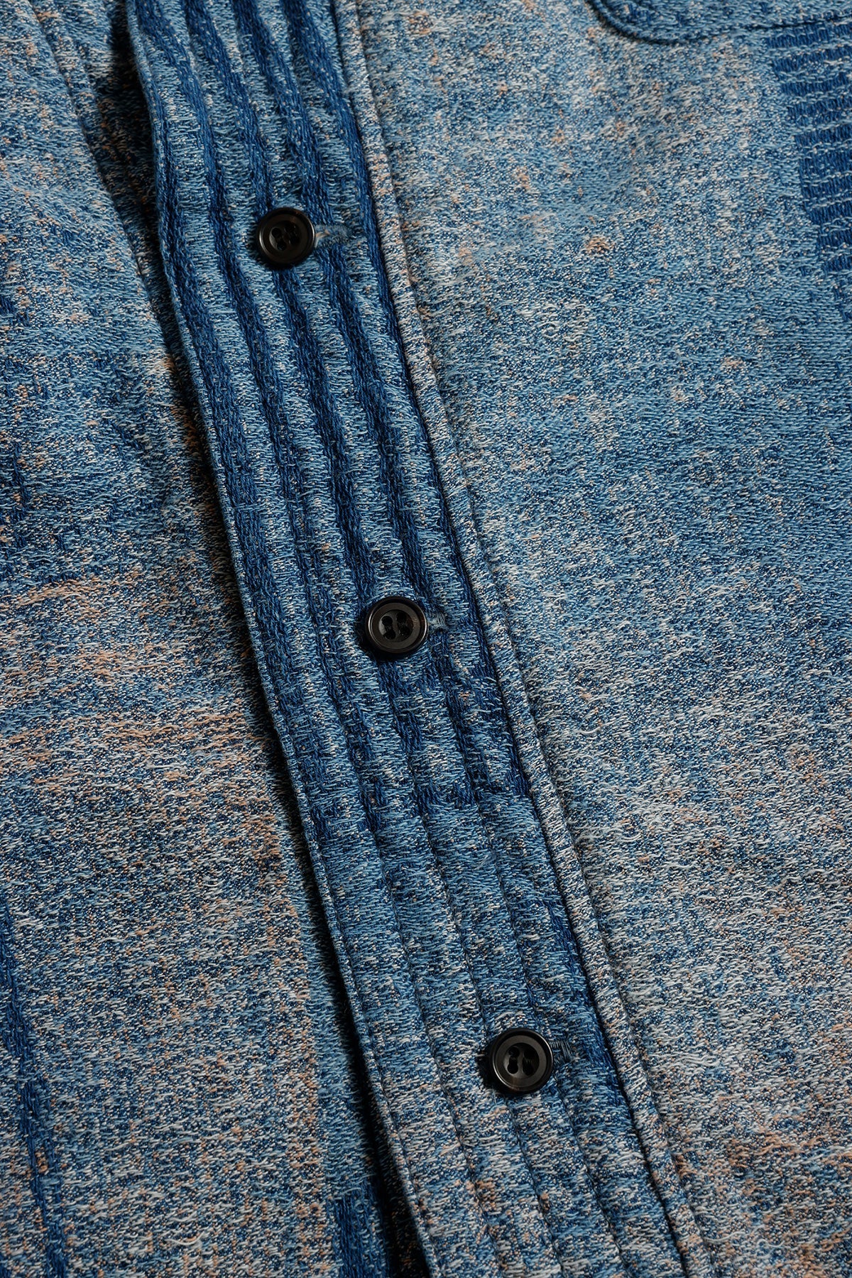 BORO JAQUARD HAORI SHIRT 3YR WASH