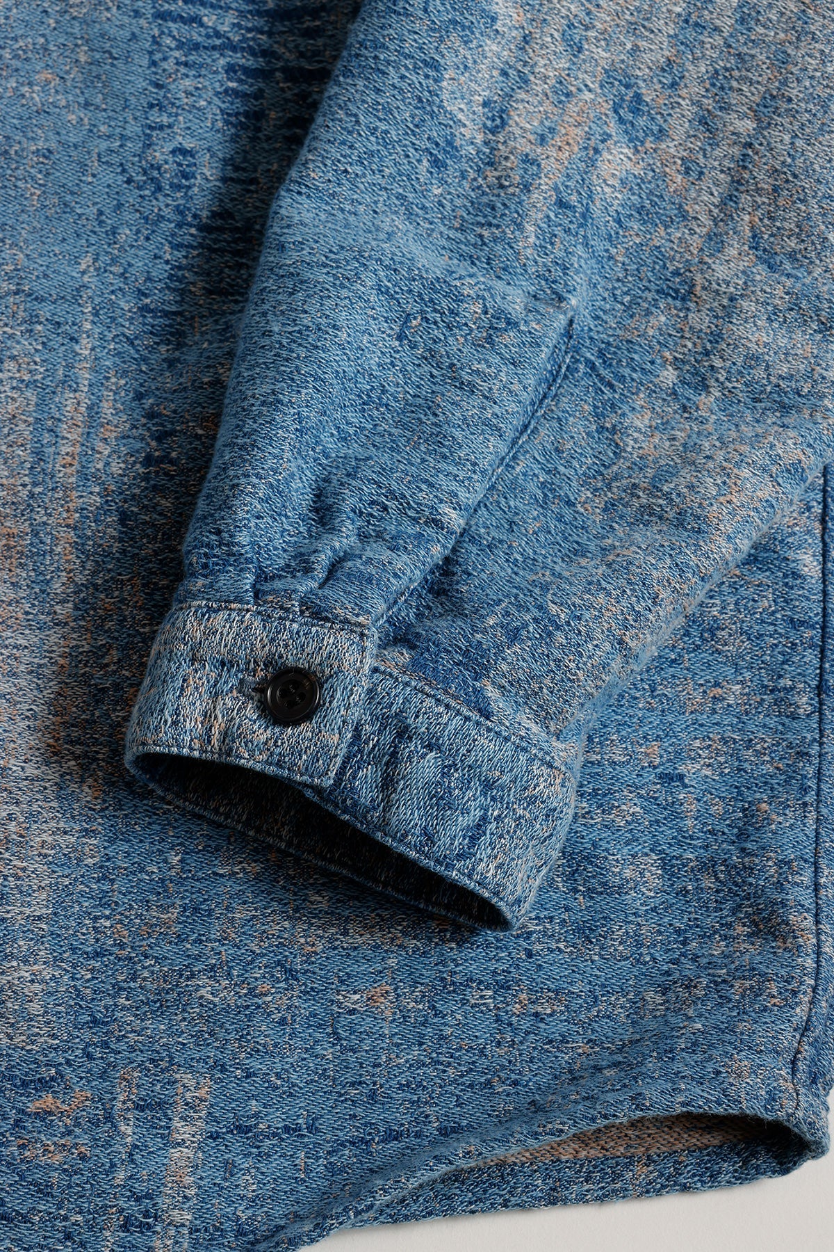 BORO JAQUARD HAORI SHIRT 3YR WASH
