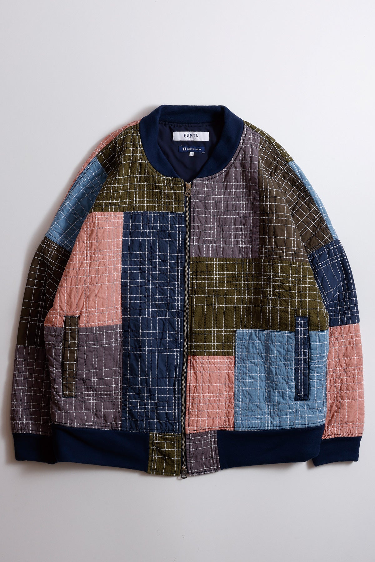 SASHIKO BOMBER JACKET RINSE – FDMTL