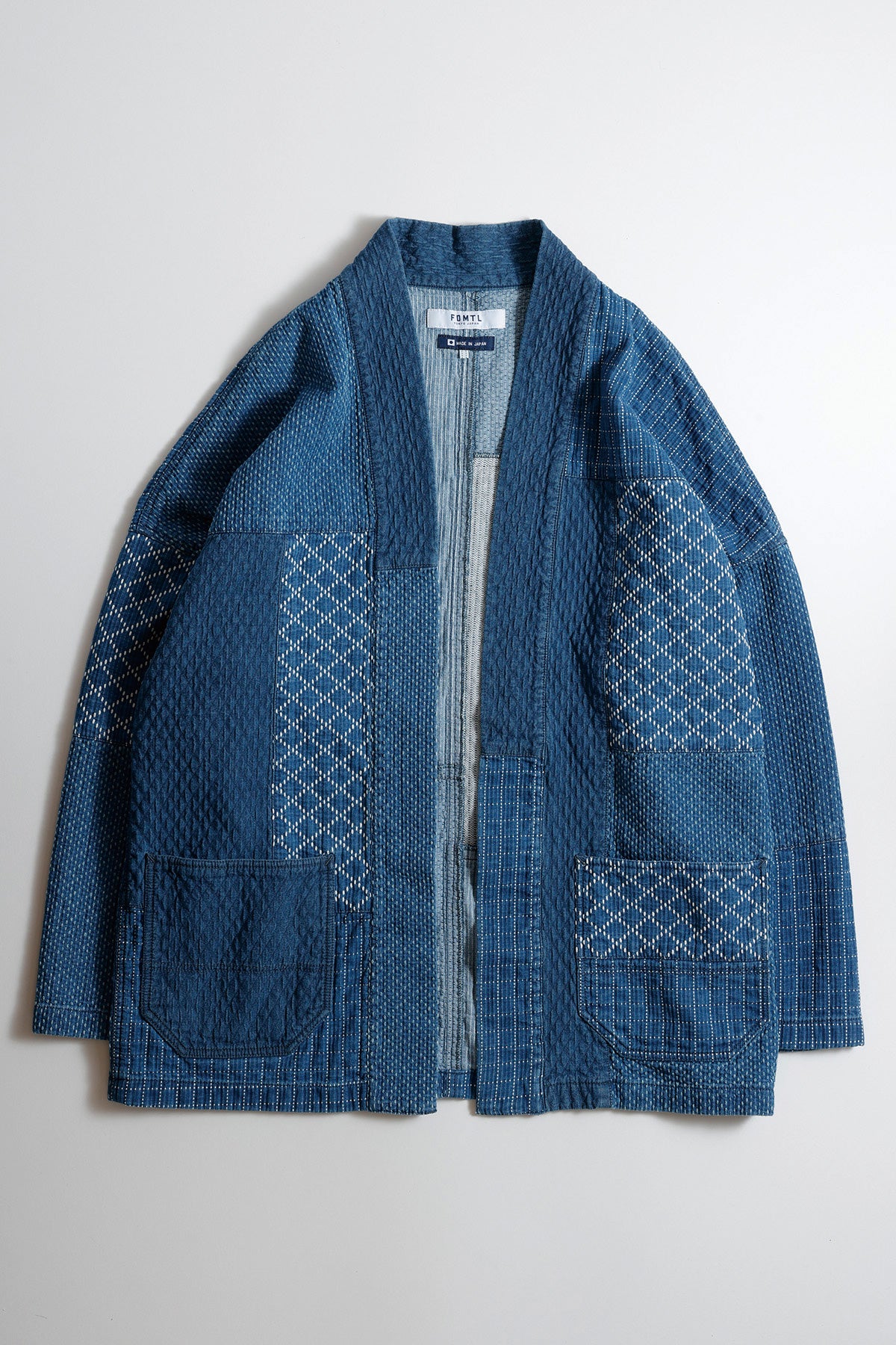 PATCHWORK HAORI JACKET 3YR WASH – FDMTL