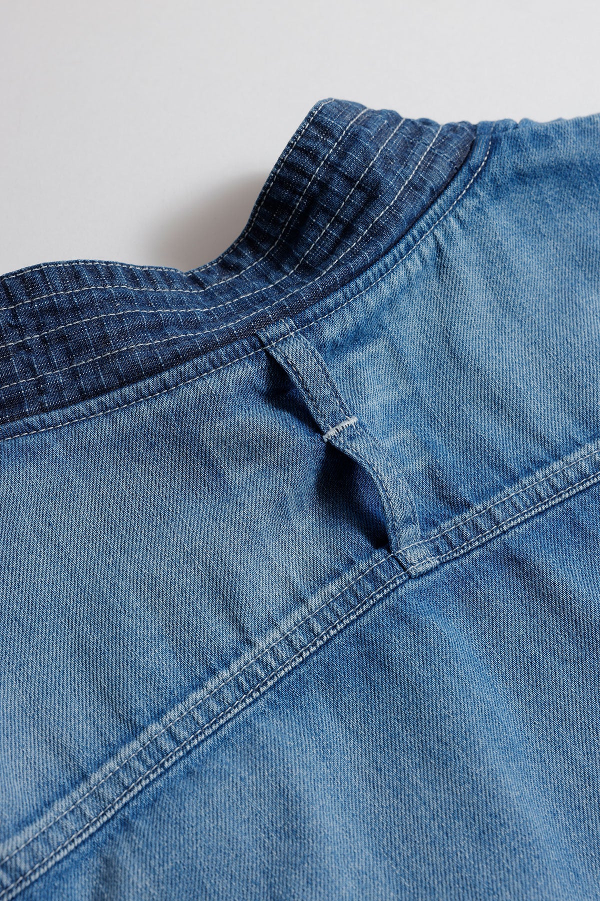 DENIM HAORI SHIRT 3YR WASH