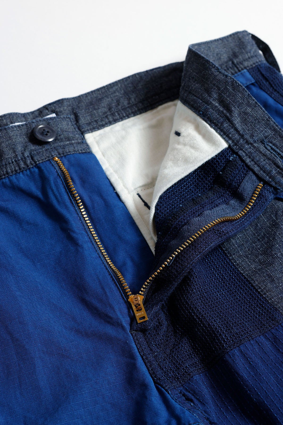 PATCHWORK CARGO SHORT PANTS RINSE