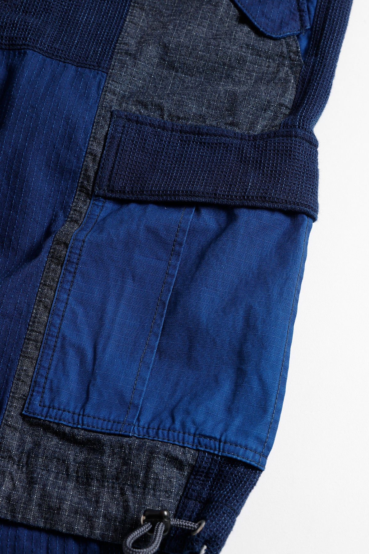 PATCHWORK CARGO SHORT PANTS RINSE