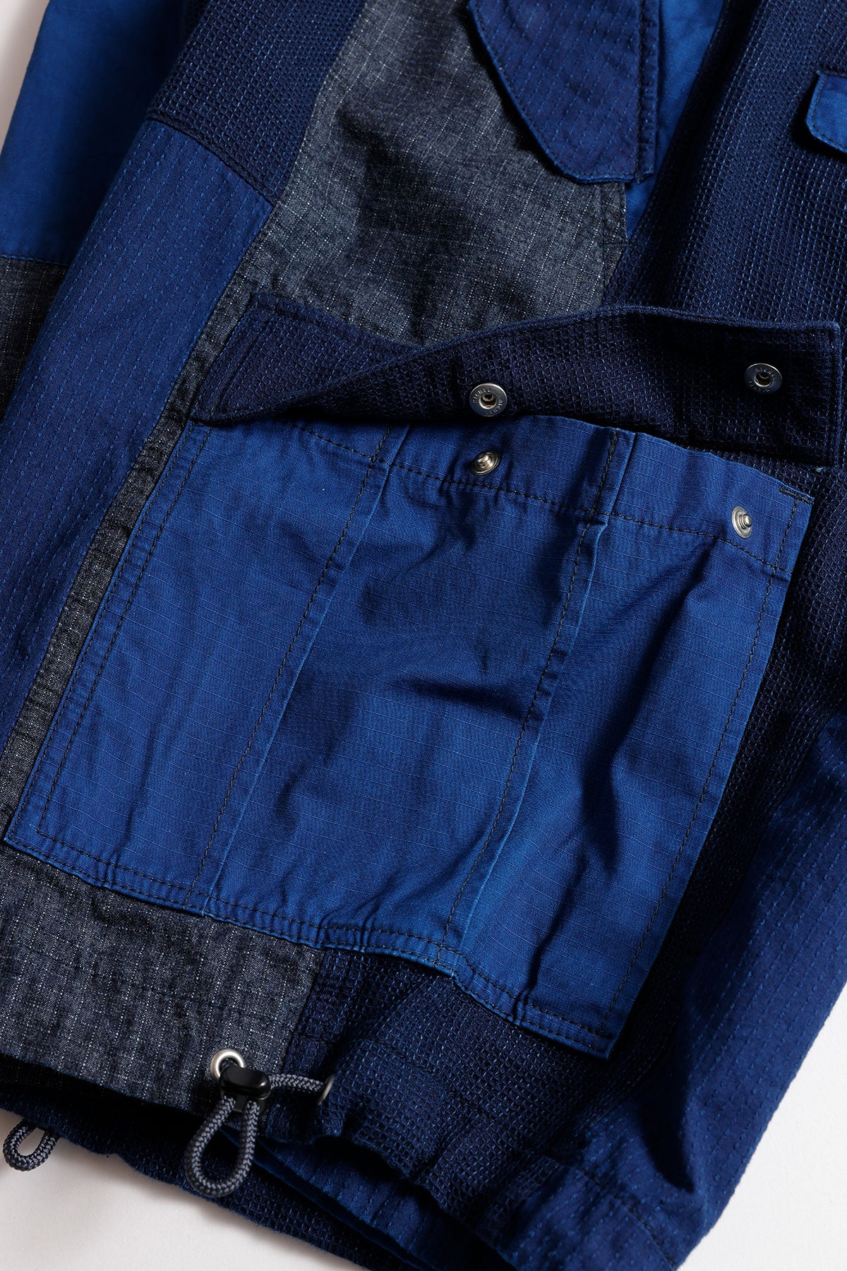 PATCHWORK CARGO SHORT PANTS RINSE