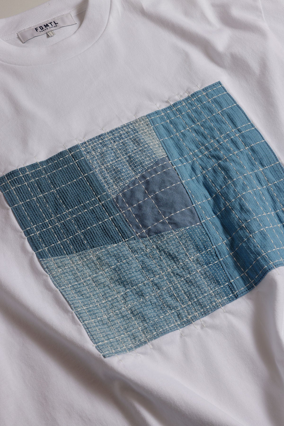 SASHIKO PATCHWORK TEE