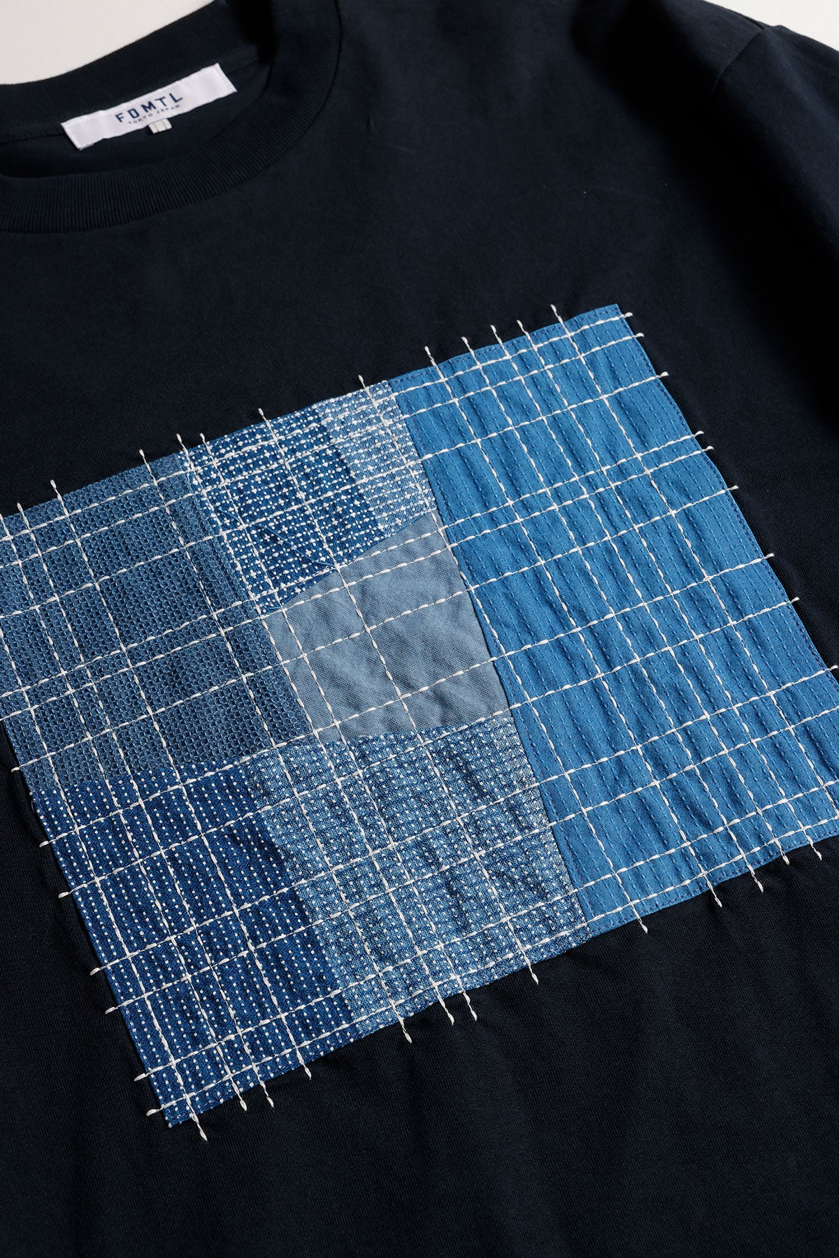 SASHIKO PATCHWORK TEE
