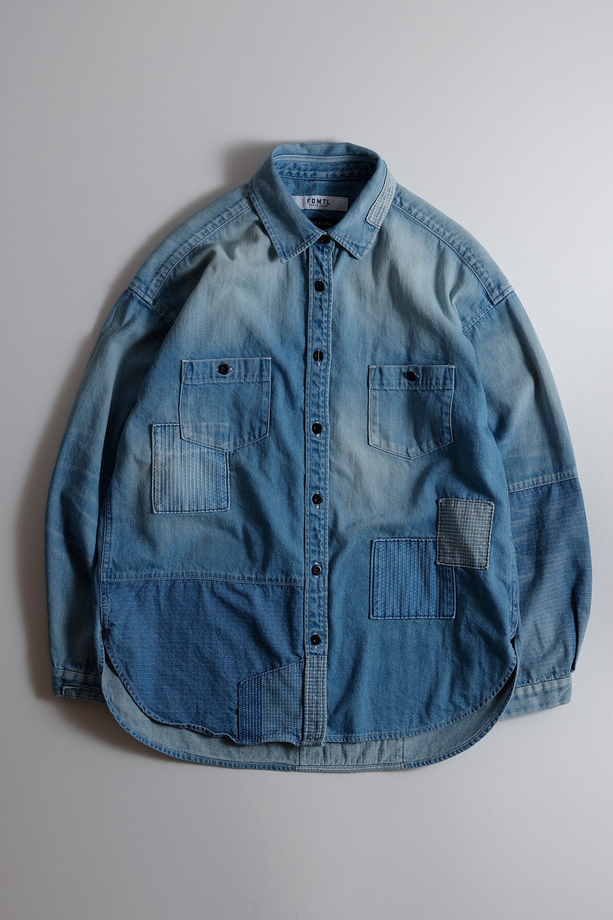 <WOMENS FIT> DENIM SHIRT 3YR WASH