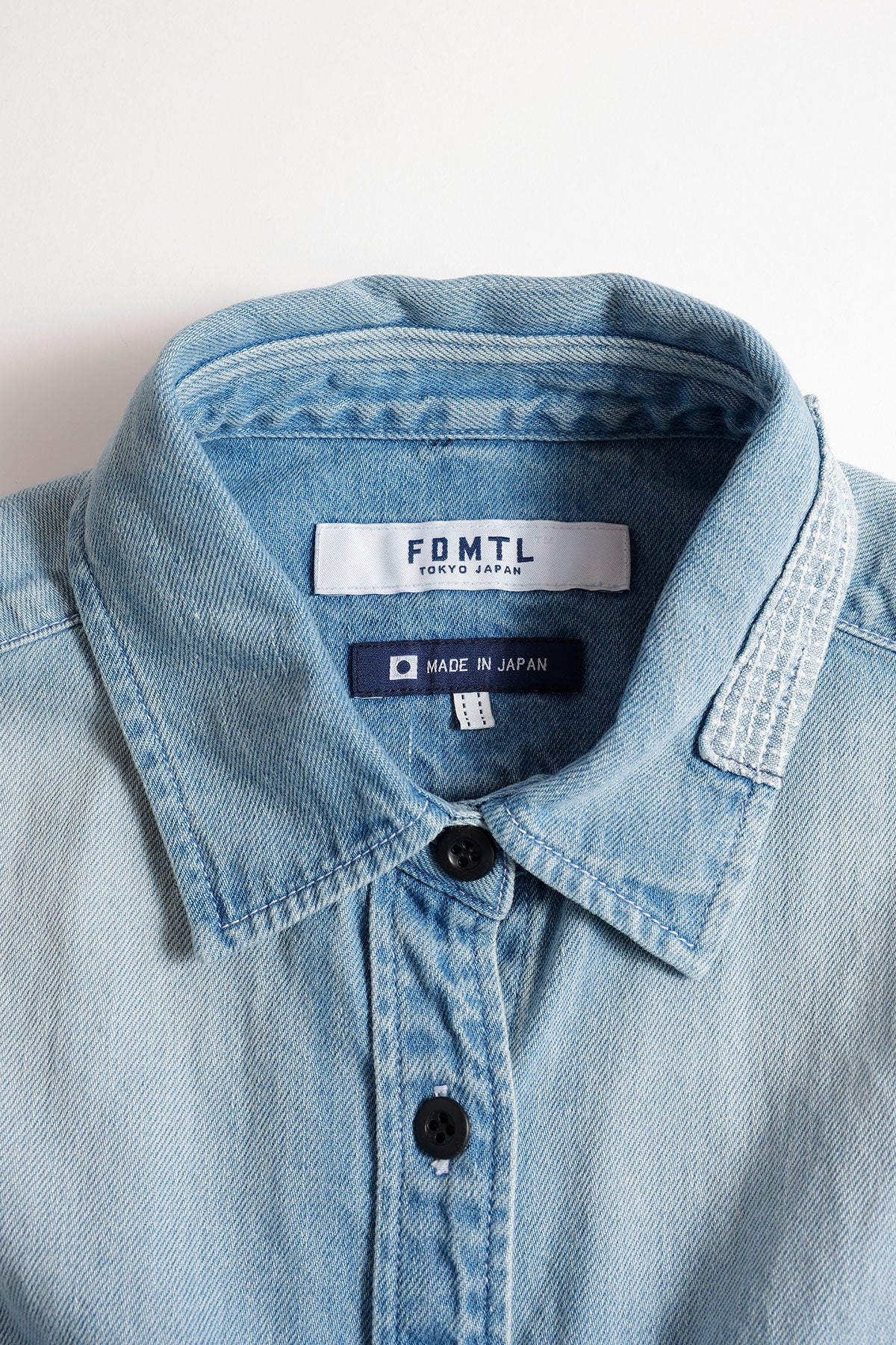 <WOMENS FIT> DENIM SHIRT 3YR WASH