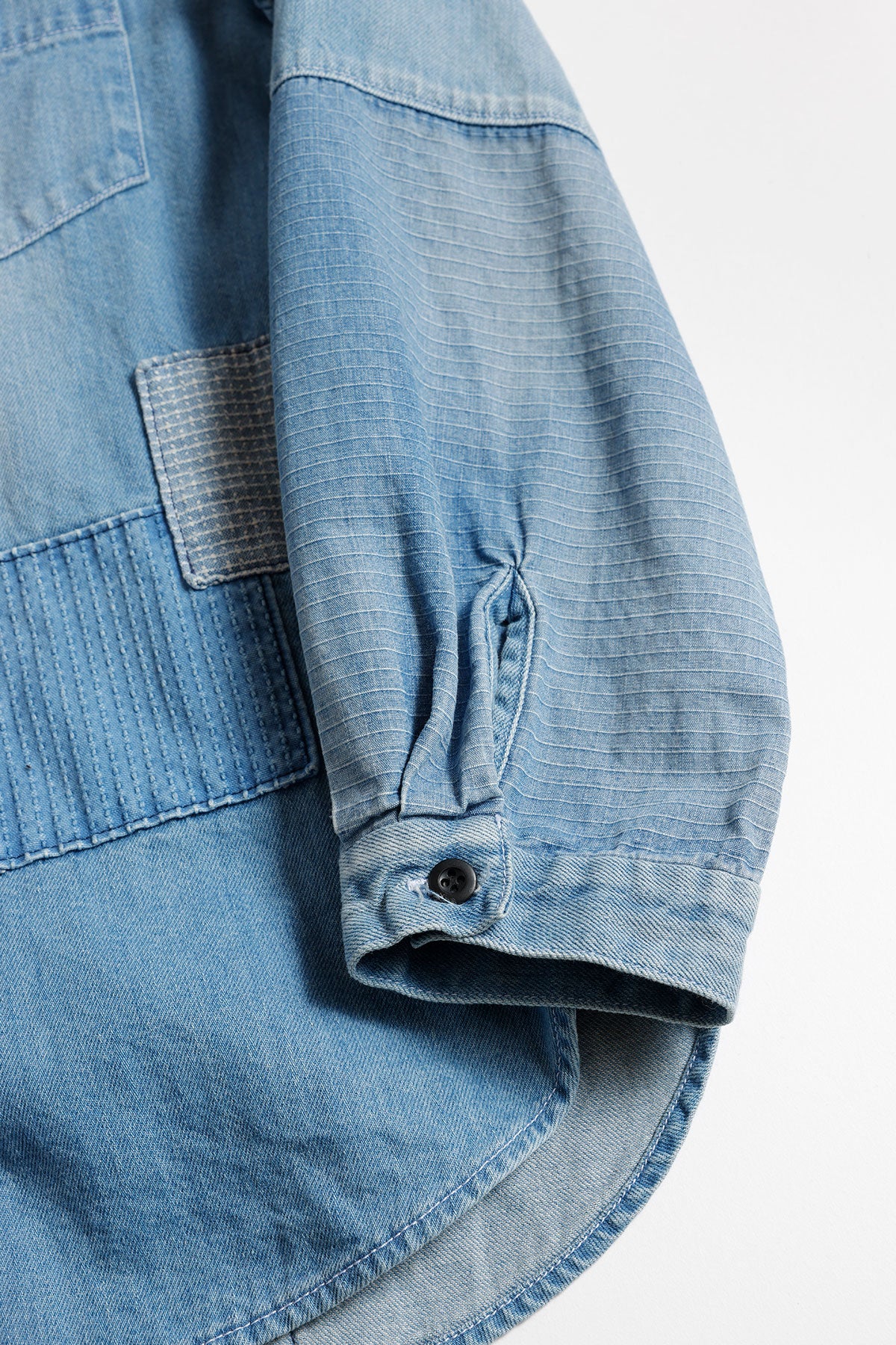 <WOMENS FIT> DENIM SHIRT 3YR WASH