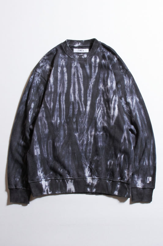 TIE DYE SWEAT SHIRT BLACK