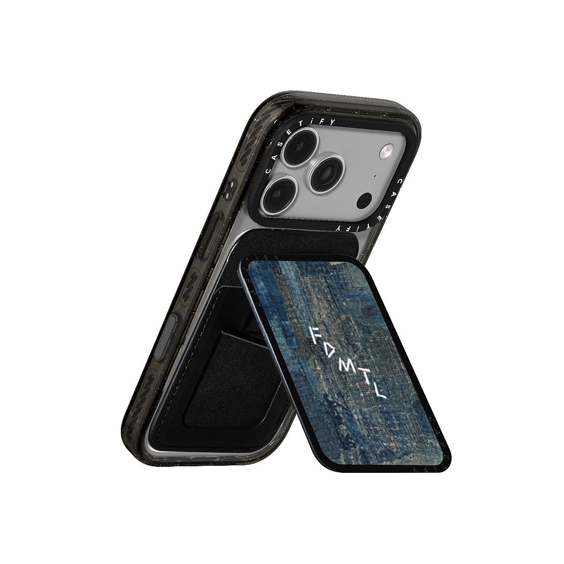 Indigo Boro Case Type-A Snappy Cardholder Stand