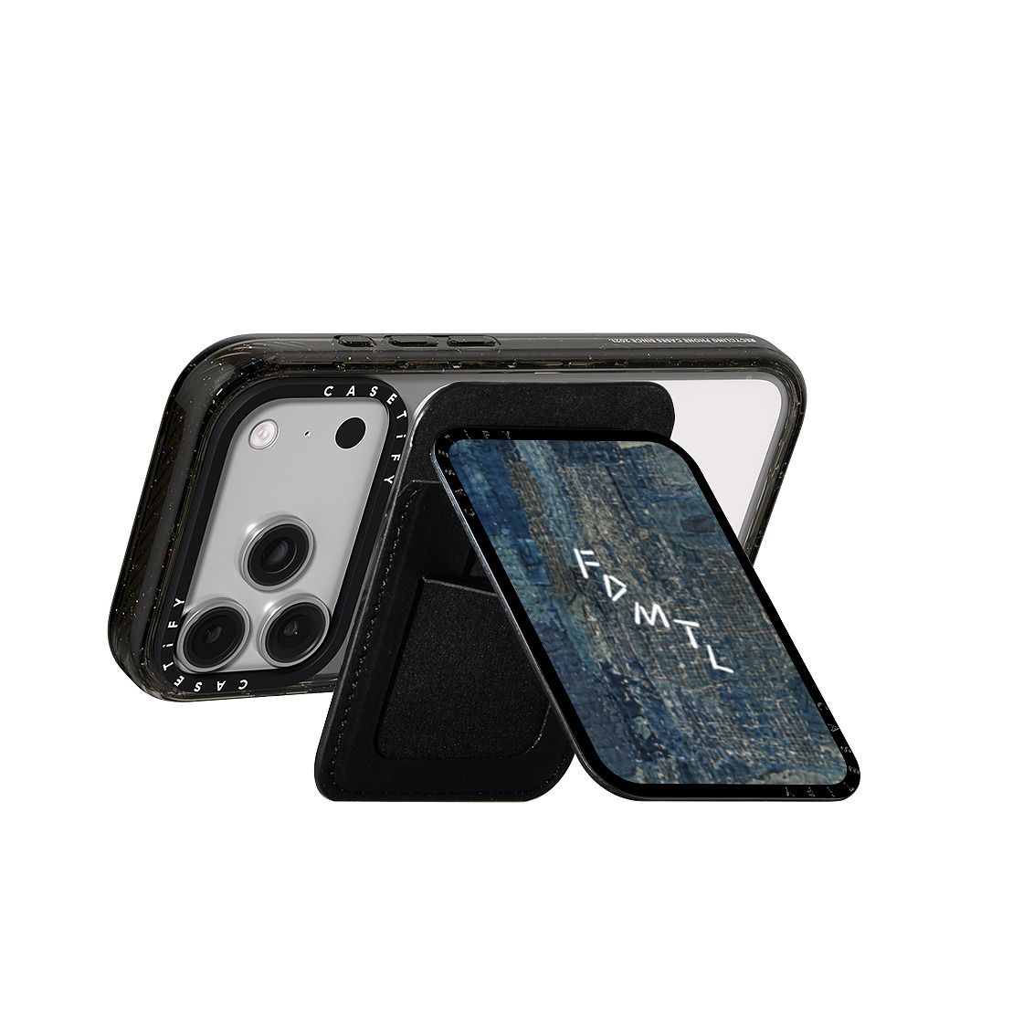 Indigo Boro Case Type-A Snappy Cardholder Stand
