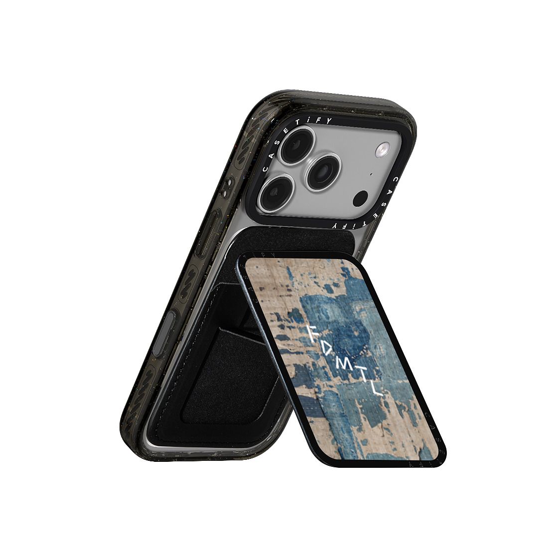 Indigo Boro Case Type-B Snappy Cardholder Stand