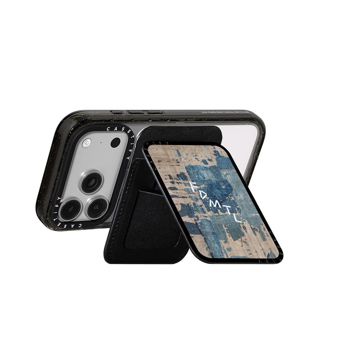 Indigo Boro Case Type-B Snappy Cardholder Stand