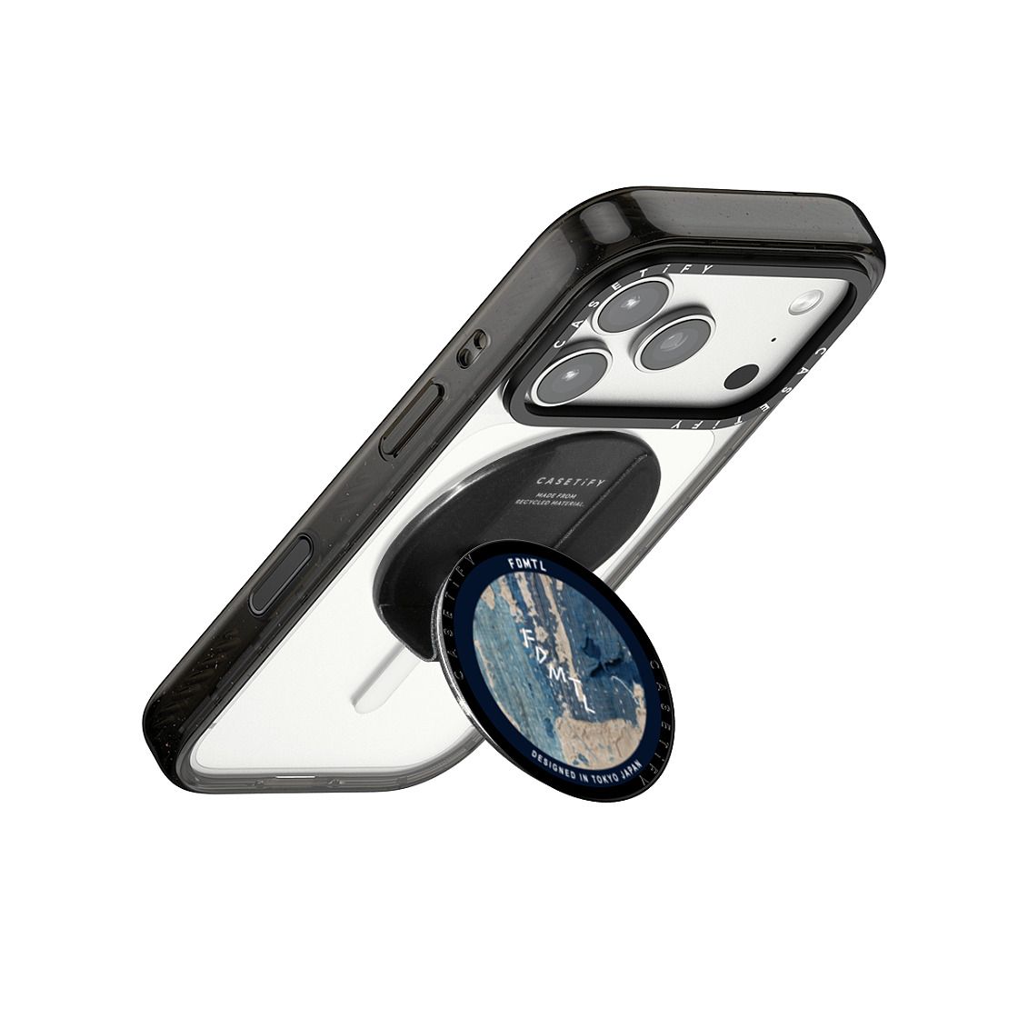 Indigo Boro Case Type-B Snappy Grip Stand