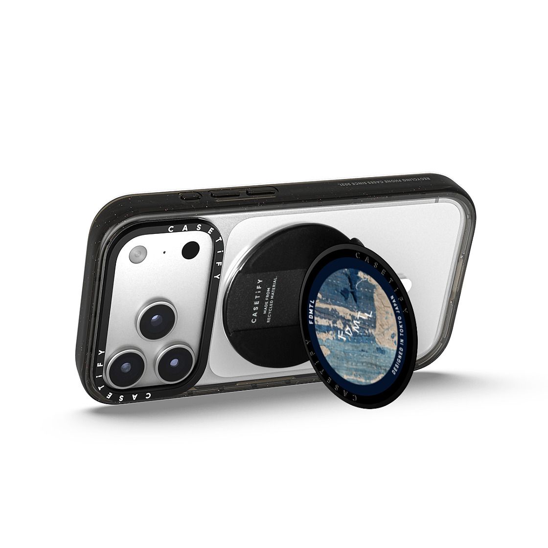 Indigo Boro Case Type-B Snappy Grip Stand