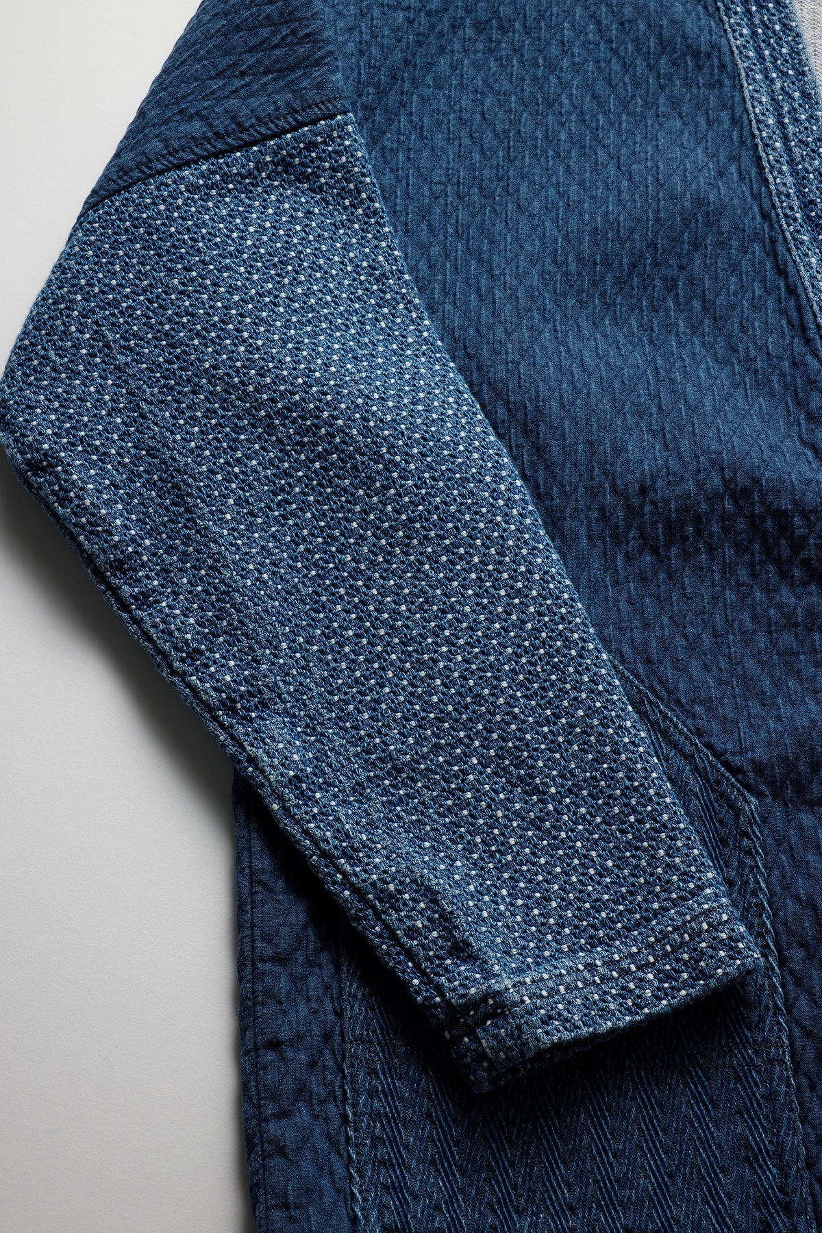 SASHIKO CARDIGAN 3YR WASH