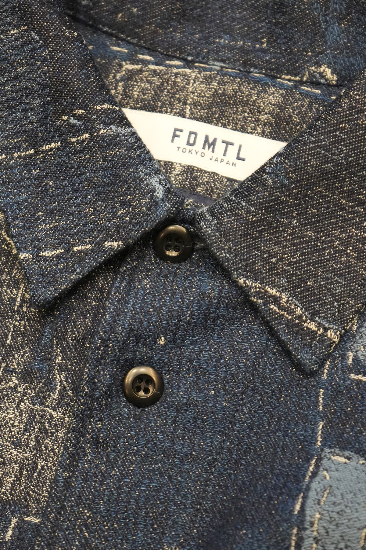BORO JACQUARD SHIRT JACKET RINSE