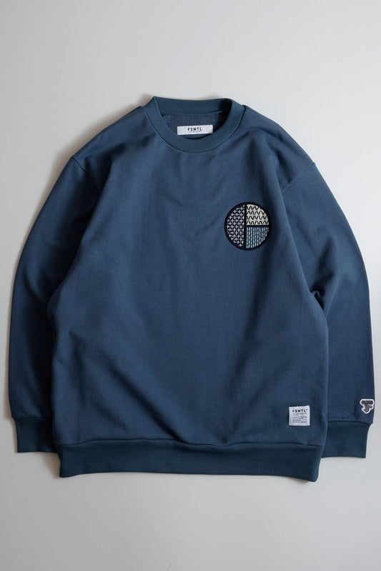 CIRCLE PATCH SWEAT SHIRT (BLACK)