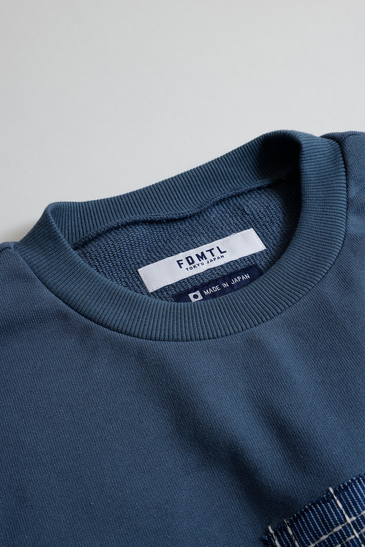 BORO EMBROIDERED HOODIE (NAVY)