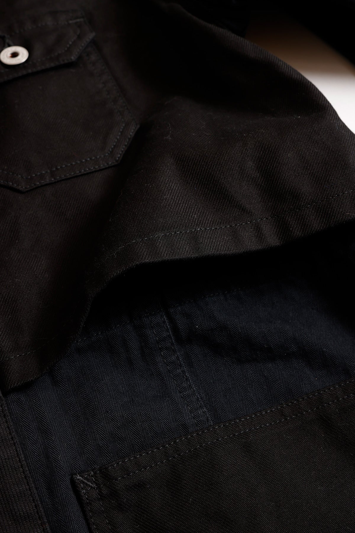 HAORI ZIP JACKET RINSE