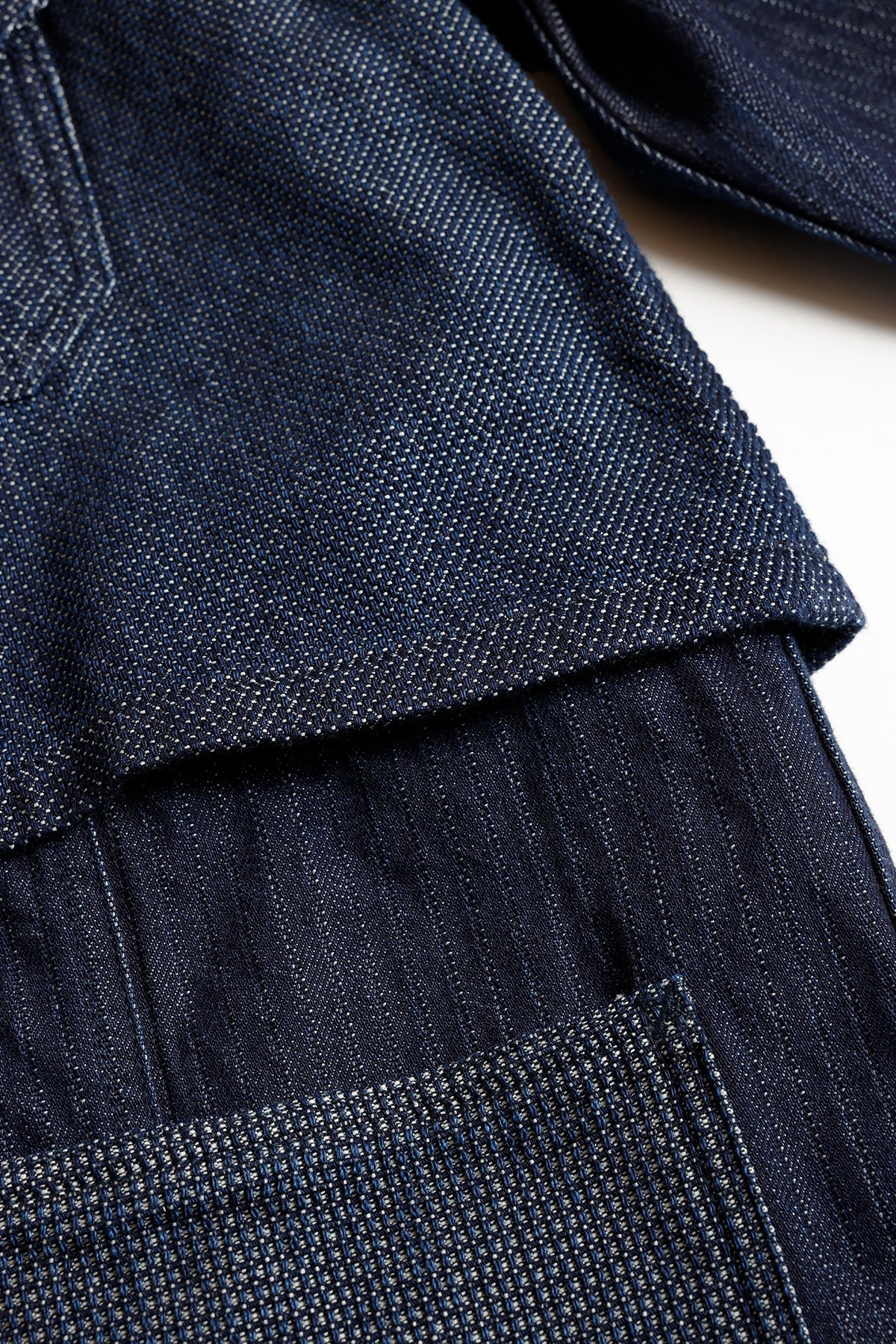 HAORI ZIP JACKET RINSE