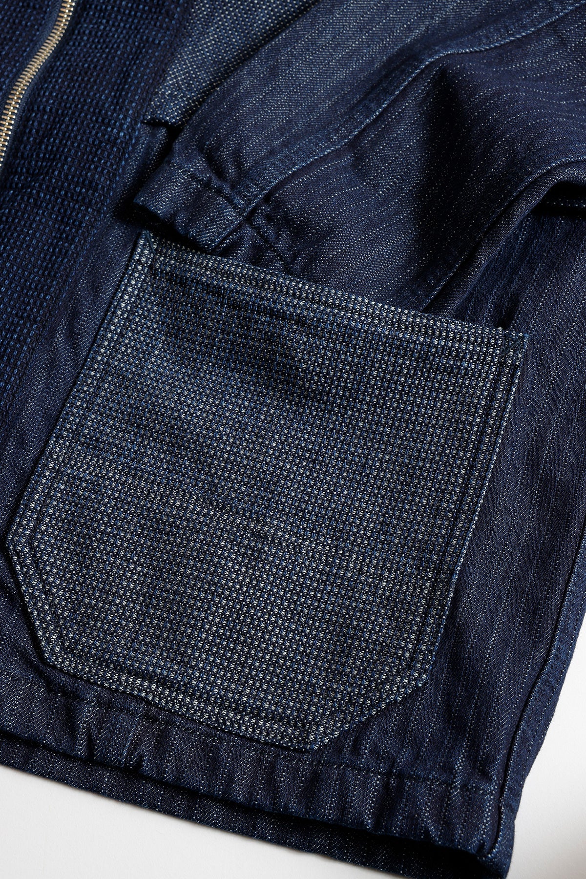 HAORI ZIP JACKET RINSE