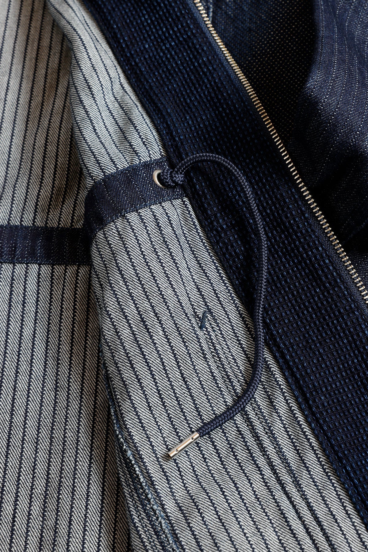 HAORI ZIP JACKET RINSE