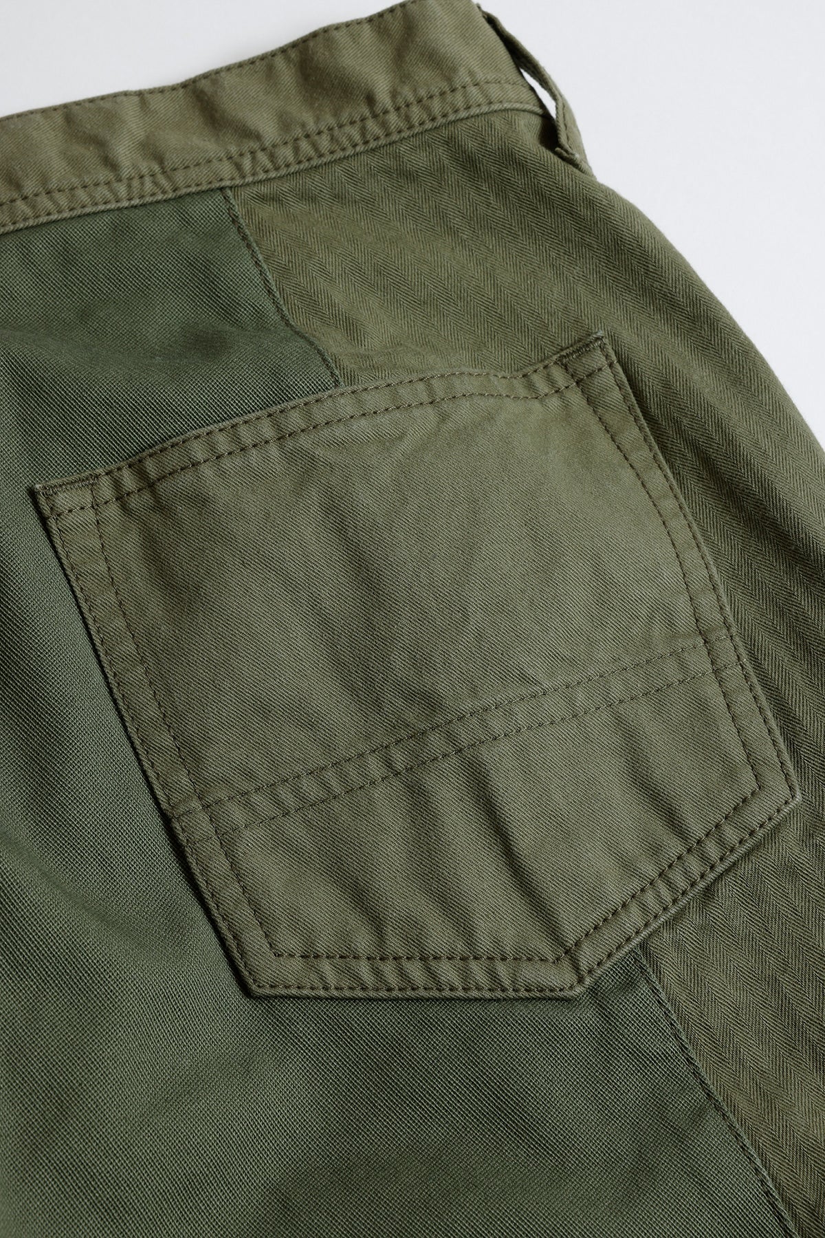 PATCHWORK PANTS RINSE