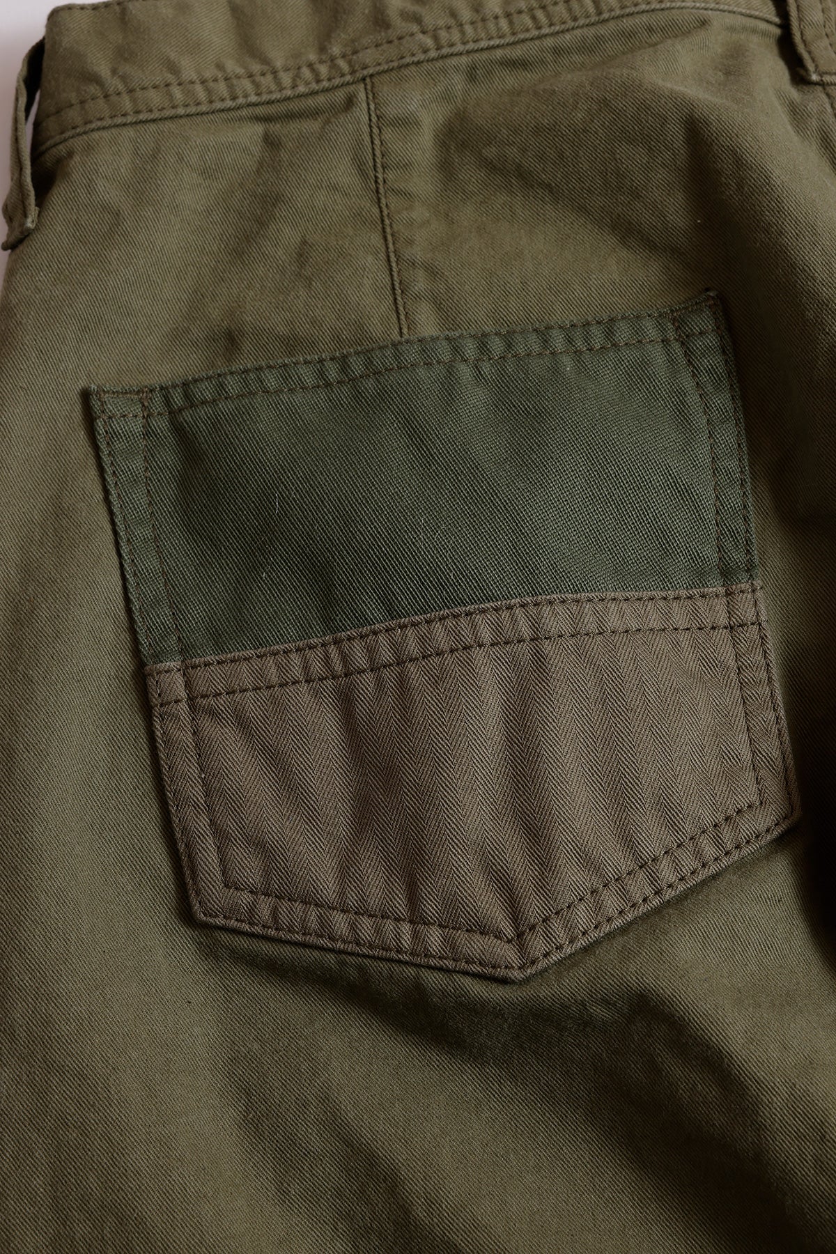 PATCHWORK PANTS RINSE