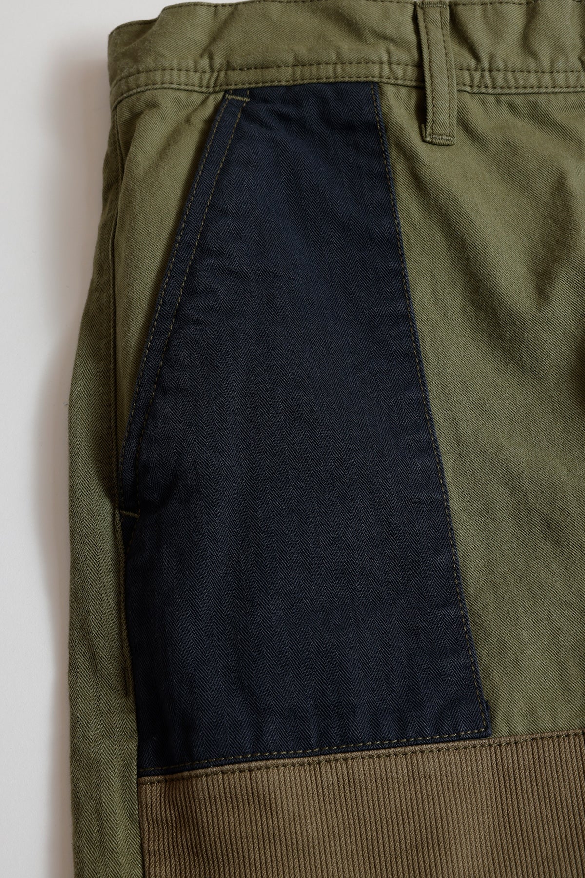 PATCHWORK PANTS RINSE