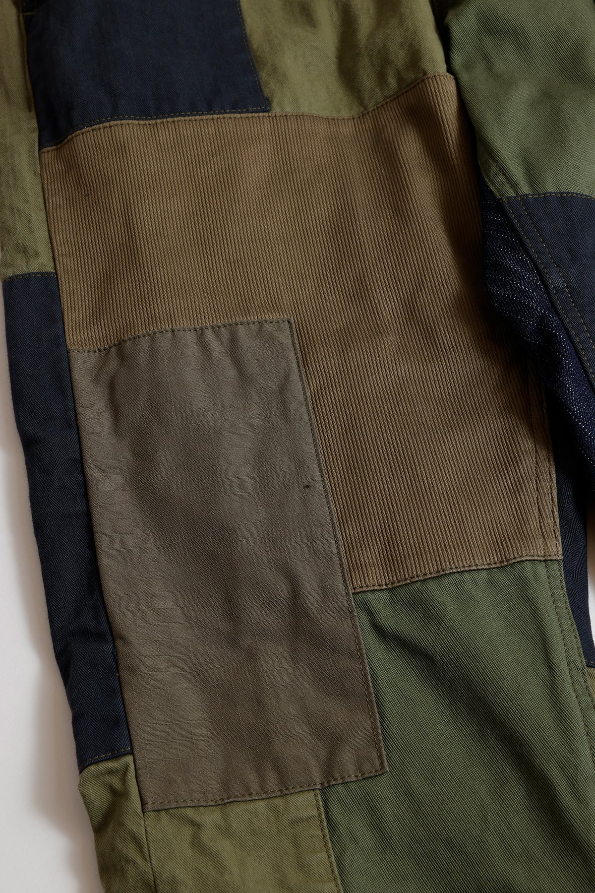 PATCHWORK PANTS RINSE