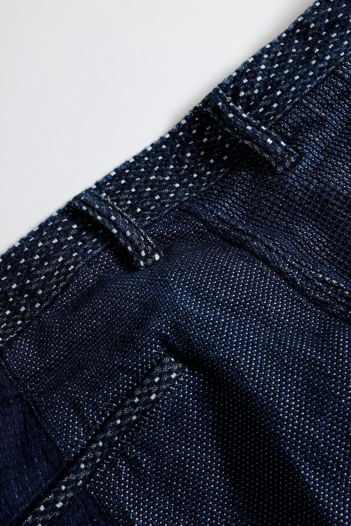PATCHWORK WIDE PANTS RINSE