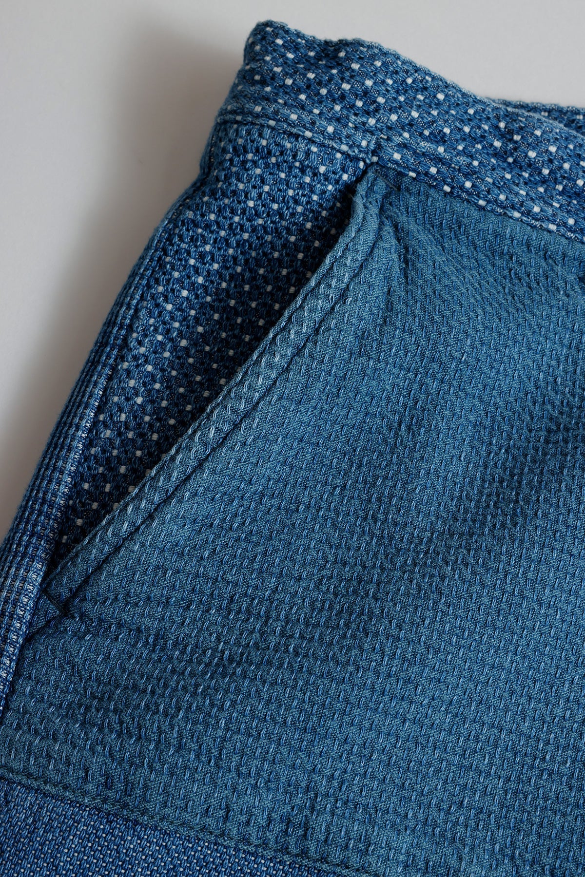 PATCHWORK WIDE PANTS 3YR WASH