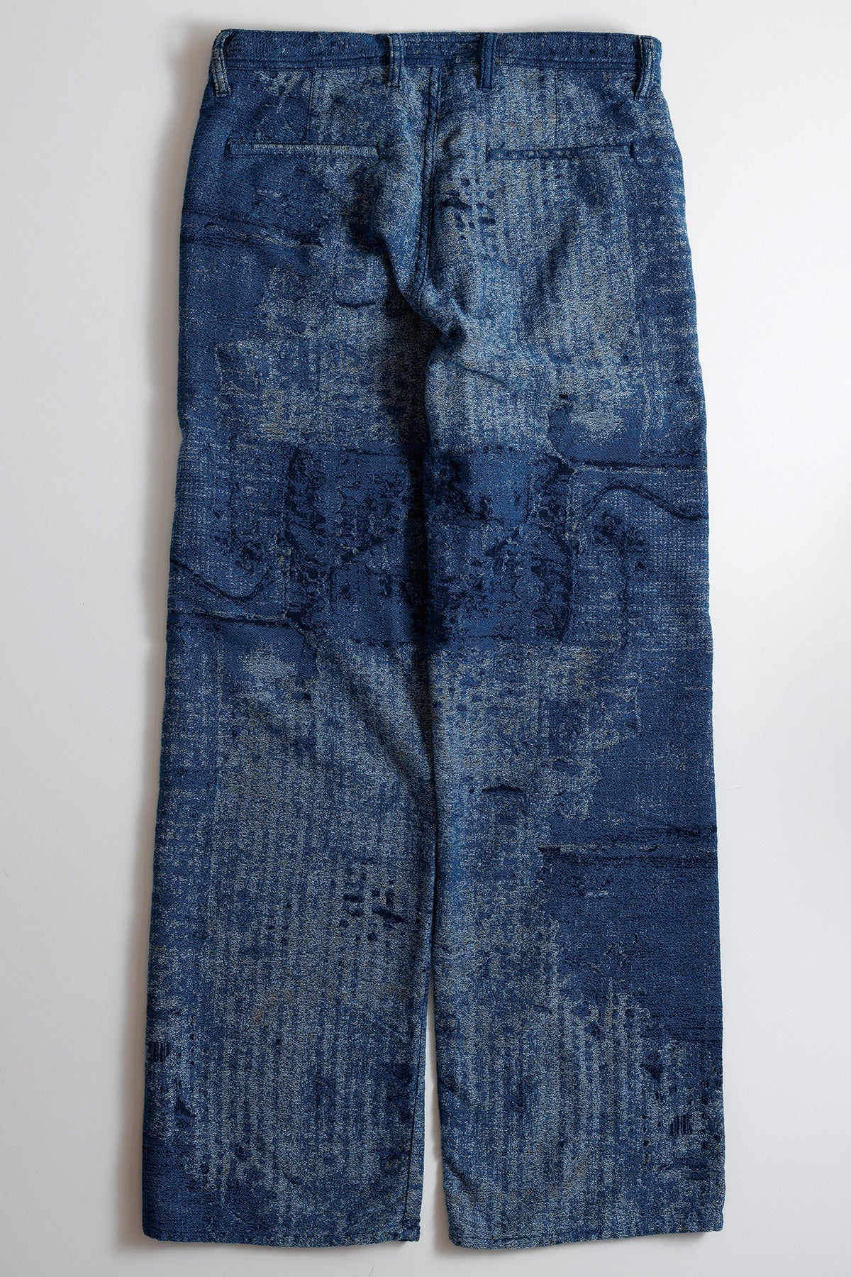 BORO JAQUARD WIDE PANTS RINSE