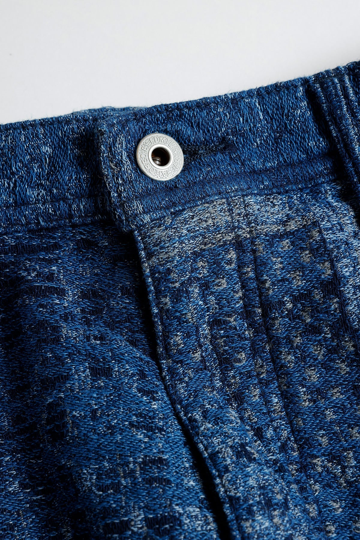 BORO JAQUARD WIDE PANTS RINSE