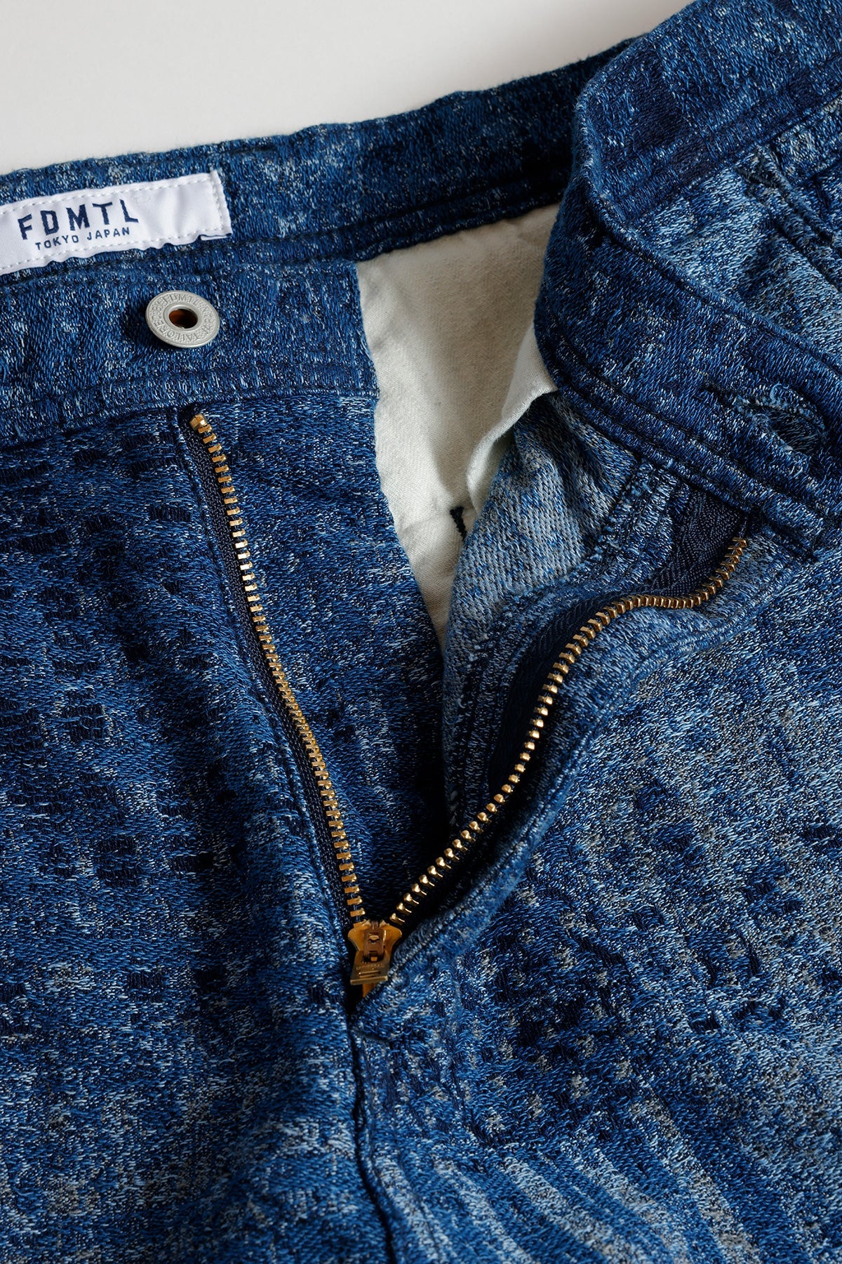 BORO JAQUARD WIDE PANTS RINSE