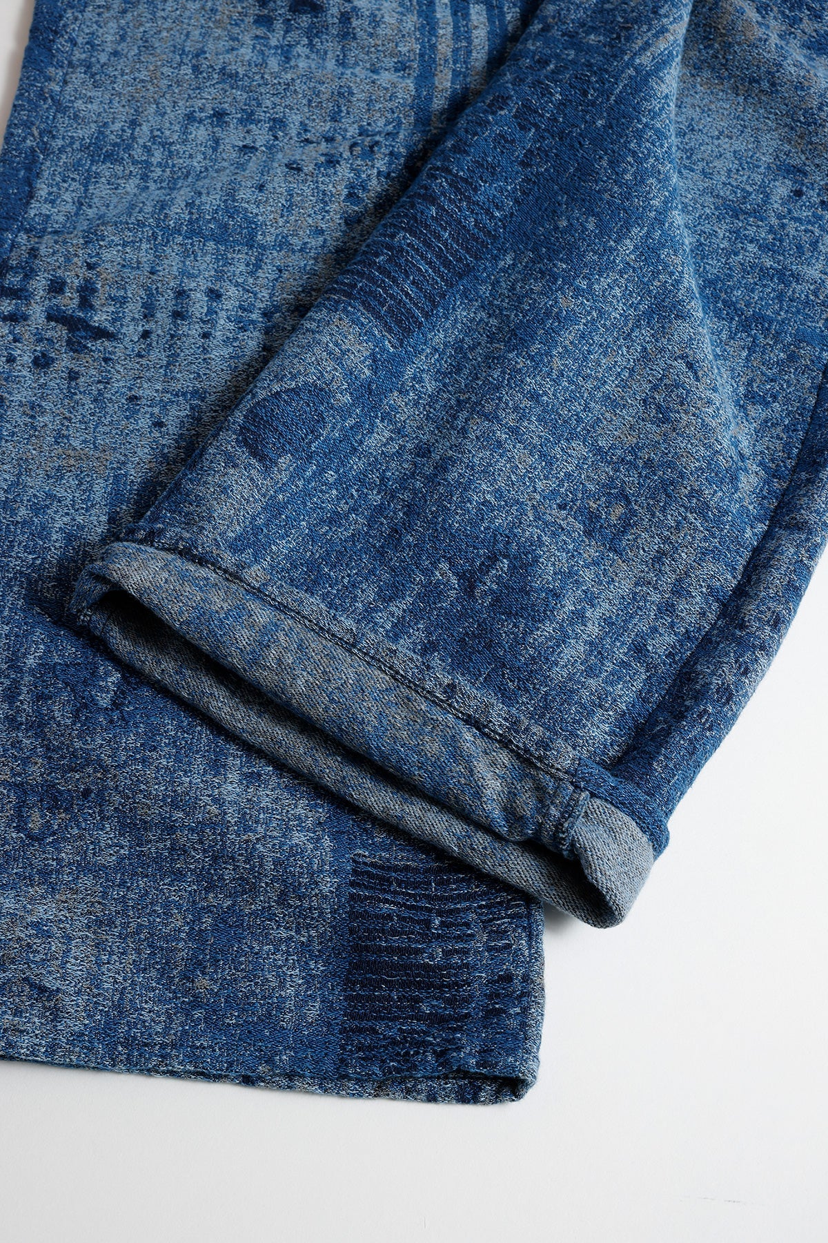 BORO JAQUARD WIDE PANTS RINSE