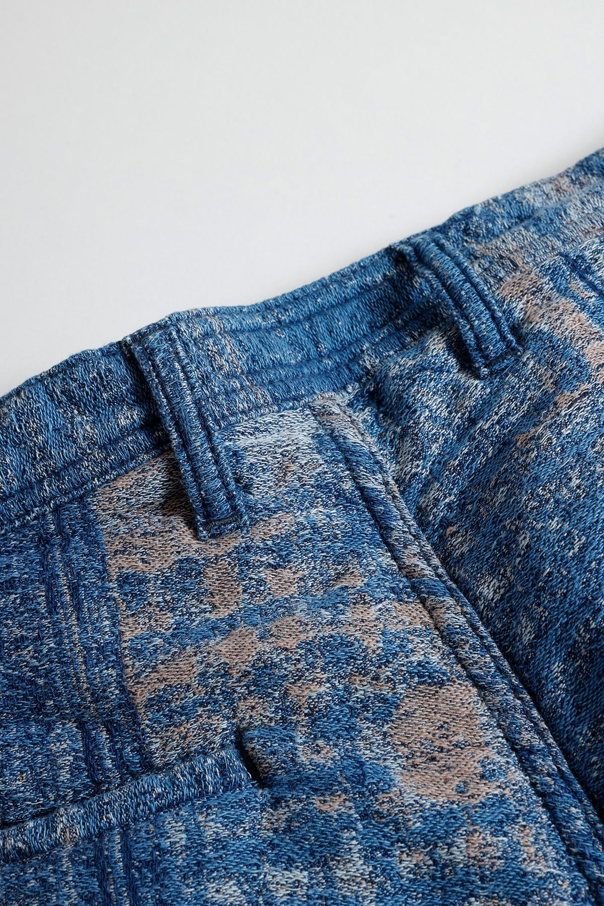 BORO JAQUARD WIDE PANTS 3YR WASH