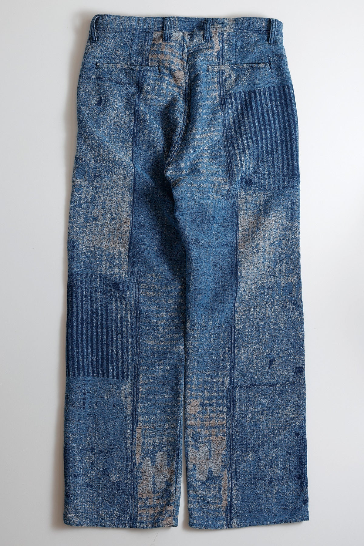 BORO JAQUARD WIDE PANTS 3YR WASH